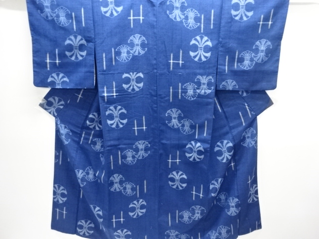 JAPANESE KIMONO / TSUMUGI / WOVEN NOSHI PATTERN